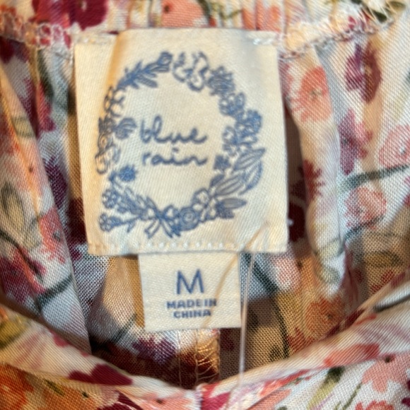 Blue Rain Floral medium blouse - Picture 4 of 6